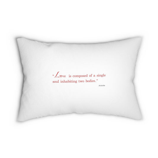 Connection (Pillow Red Writing)