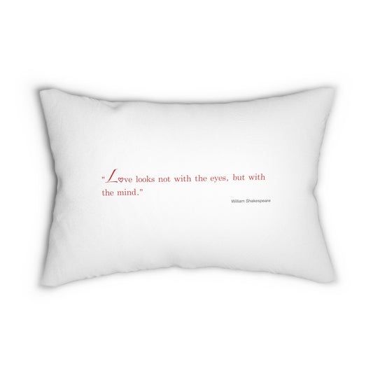 Perception (Pillow Red Writing)