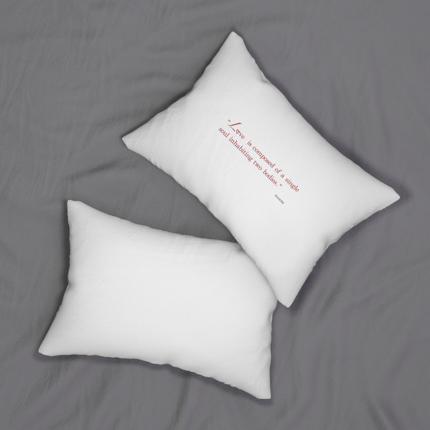 Connection (Pillow Red Writing)