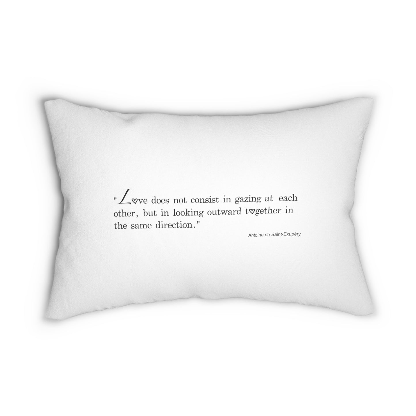 Unity (Pillow Black Writing)