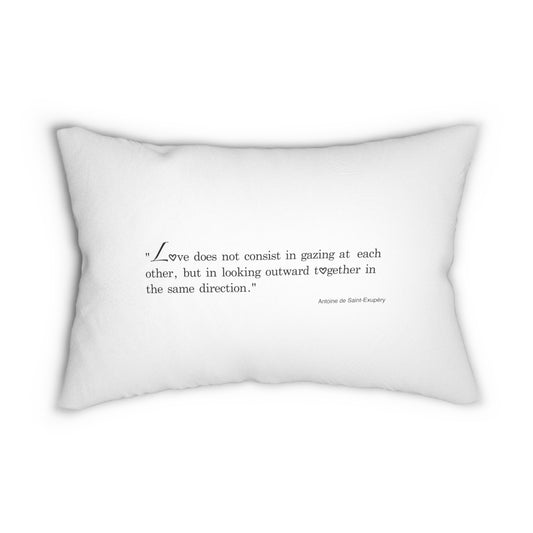 Unity (Pillow Black Writing)