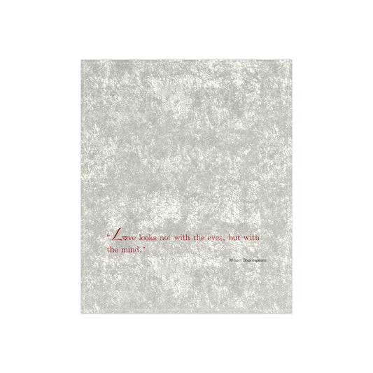 Perception (Velvet Blanket Red Writing)