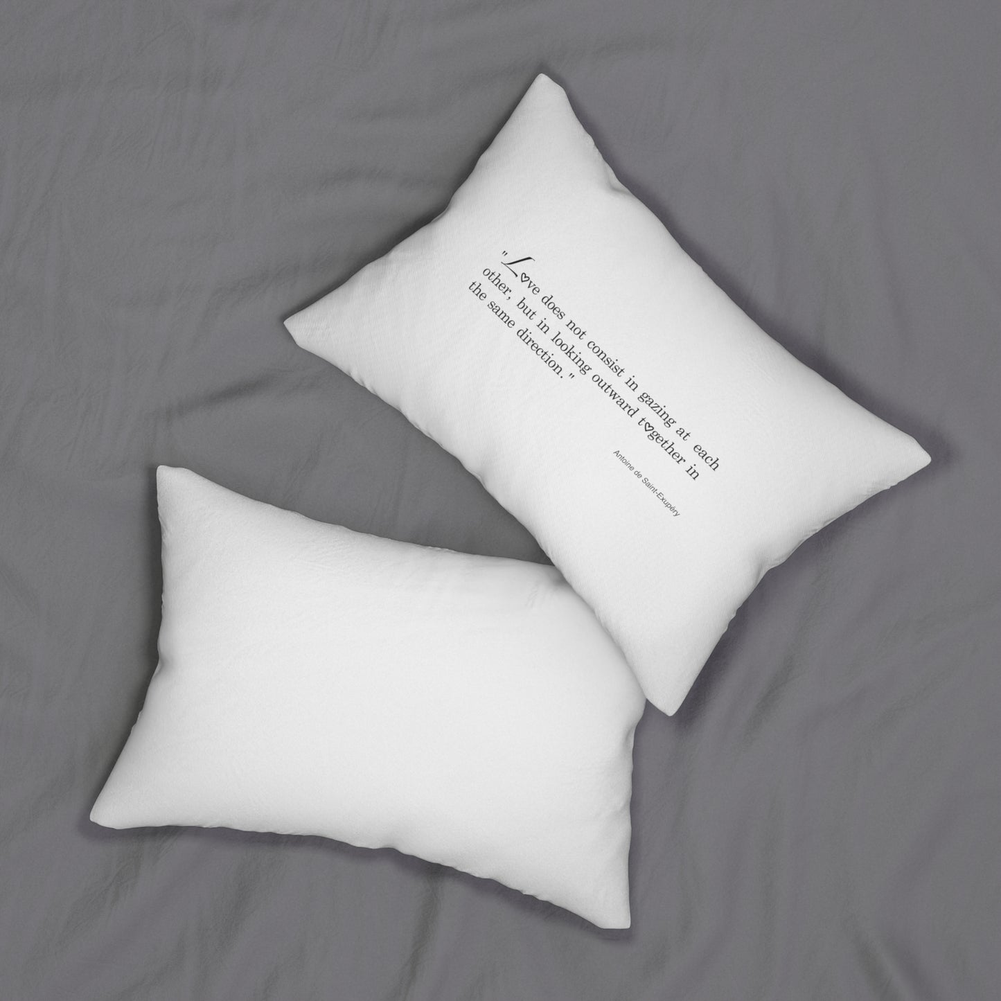 Unity (Pillow Black Writing)