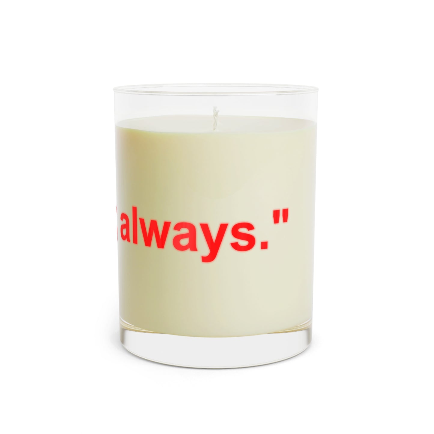 Scented Candle - Full Glass, 11oz